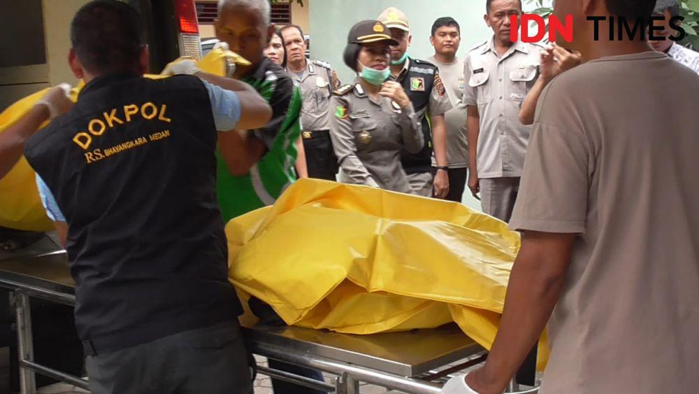 Jenazah terduga teroris di Polrestabes Medan (IDN Times/Indah Permata Sari)