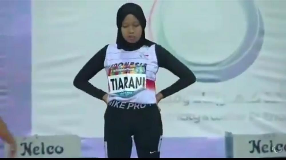 Kharisma Evi Pecahkan Rekor Dunia di Para Atletik Lari 100 Meter Putri