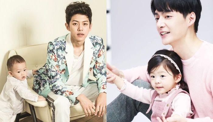 Bikin Gemas, 10 Potret Hot Papa Seleb Korea Saat Momong Anak