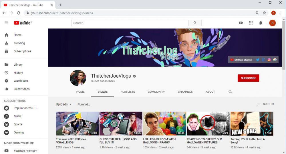 YouTube.com/ThatcherJoeVlogs