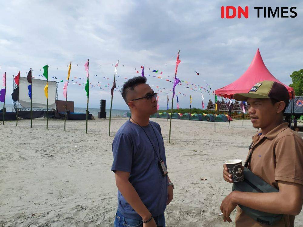 Suasana 1.000 tenda dan Lake Toba Film Festival (IDN Times/Hasudungan)