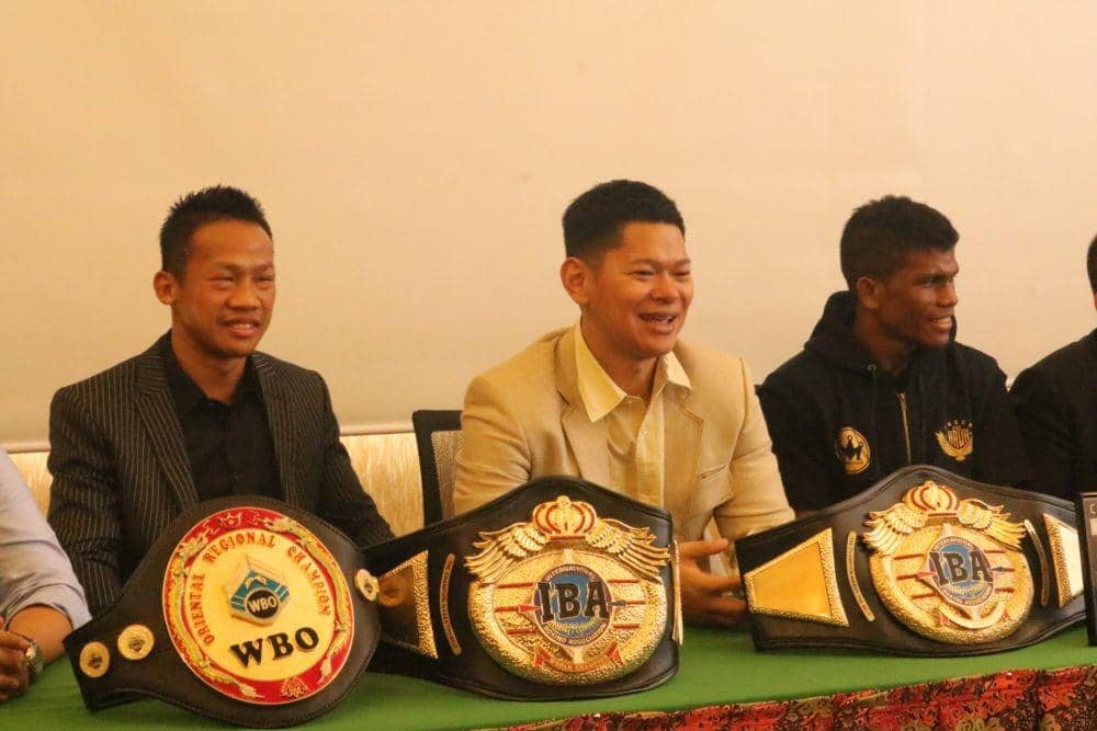 Daud Yordan mempersembahkan gelar yang ia rebut untik Indonesia. IDN Times/ Alfi Ramadana
