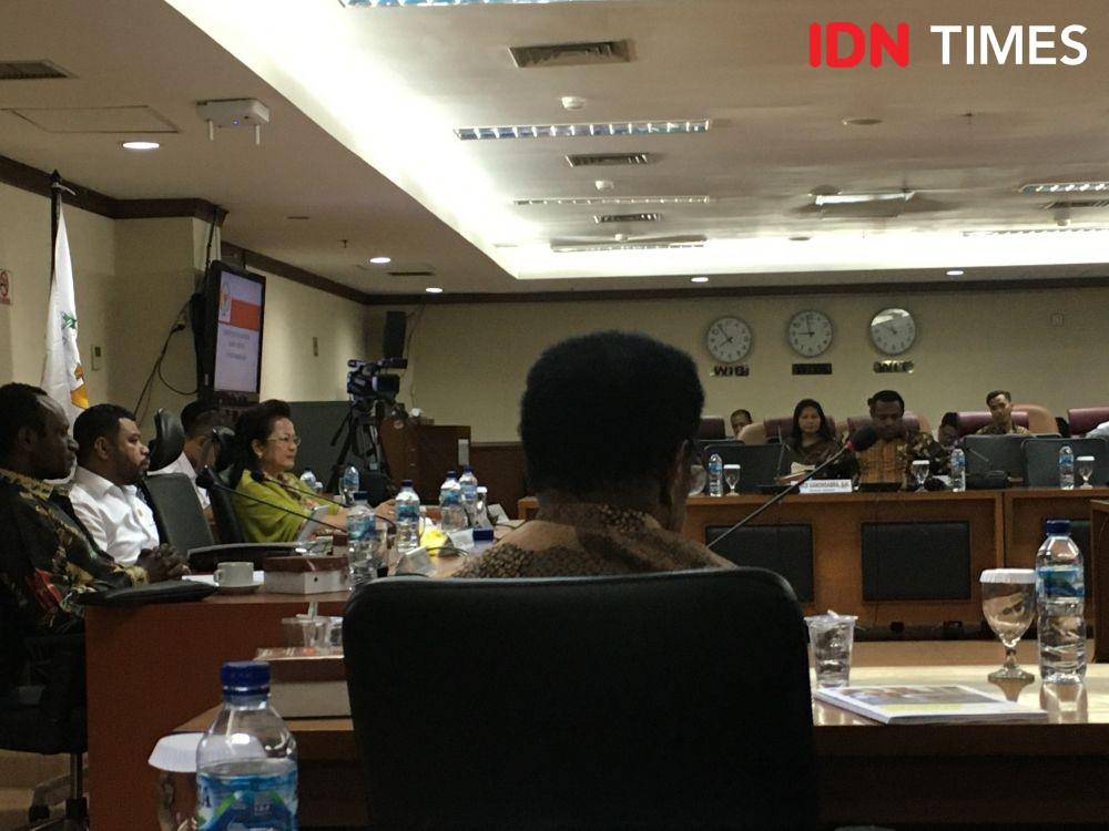 Rapat Dengar Pendapat DPD RI dengan aktivis HAM, Senin (18/11). IDN Times/Isidorus Rio