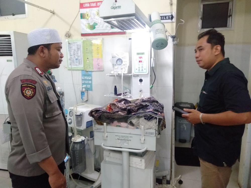 Sang bayi mungil saat menjalani perawatan di rumah sakit setempat / Istimewa