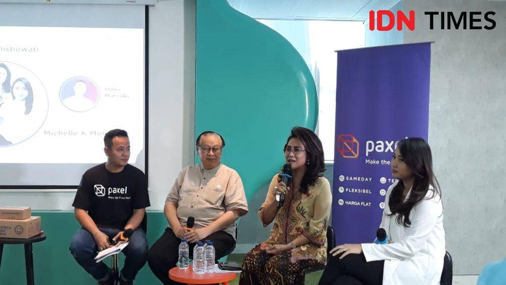 Ngobrol UKM "Kisah sukses pisang goreng Bu Nanik." (IDN Times/Indiana Malia)