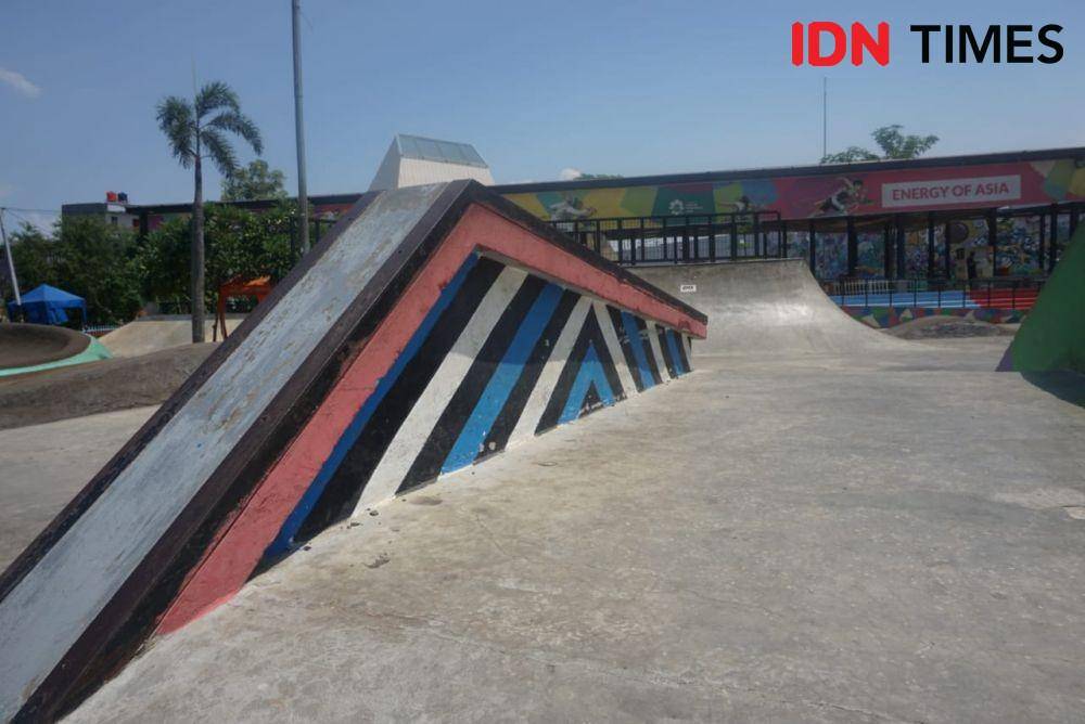 Suasana Taman Kalijodo di siang hari, Jalan Bidara Raya, Pejagalan, Penjaringan, Angke, Tambora, Jakarta Utara (IDN Times/Lia Hutasoit)