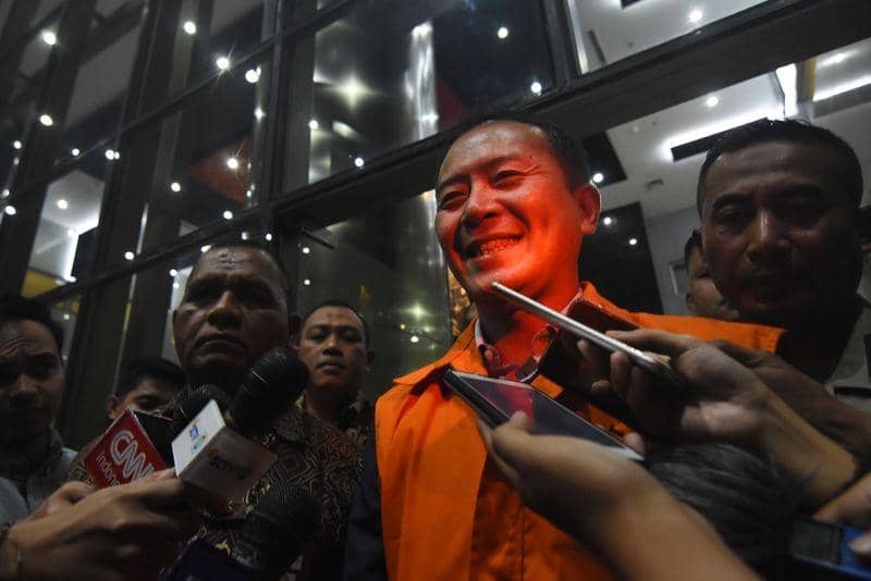 (Eks Presiden Direktur PT Lippo Cikarang Bartholomeus Toto) ANTARA FOTO/Indrianto Eko Suwarso