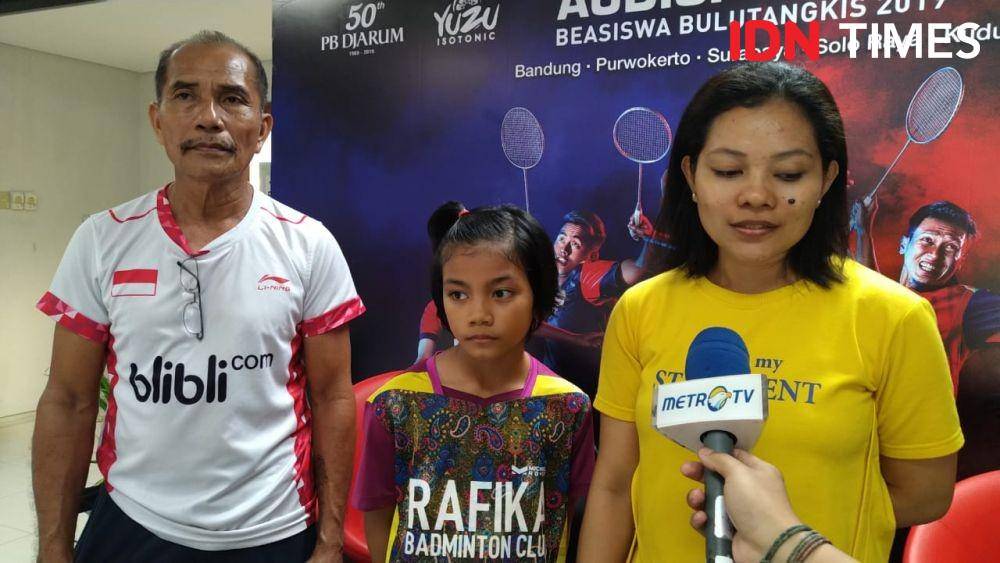 Peserta Audisi Umum Beasiswa Bulu Tangkis Djarum Indonesia (IDN Times/Shemi)