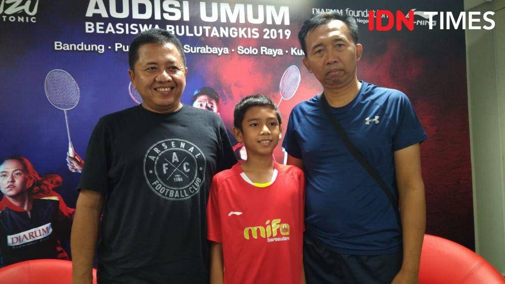 Peserta Audisi Umum Beasiswa Bulu Tangkis Djarum Indonesia (IDN Times/Shemi)