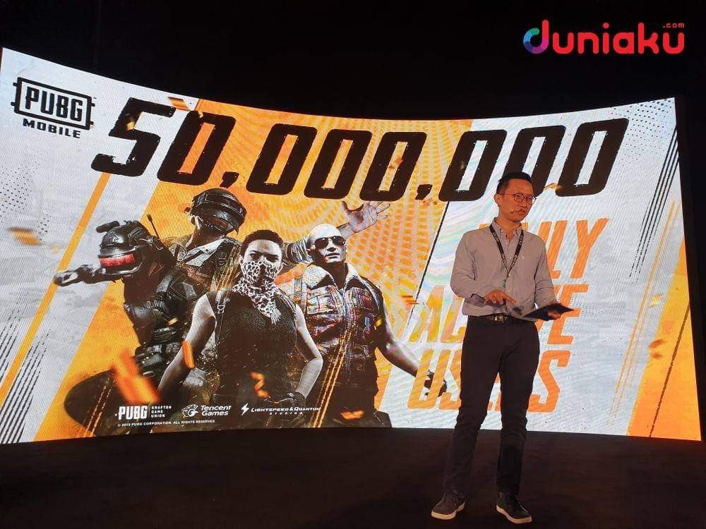 Vincent Wang menjabarkan jumlah pengguna atau pemain PUBG Mobile hingga saat ini. duniaku.com/Bayu D. Wicaksono
