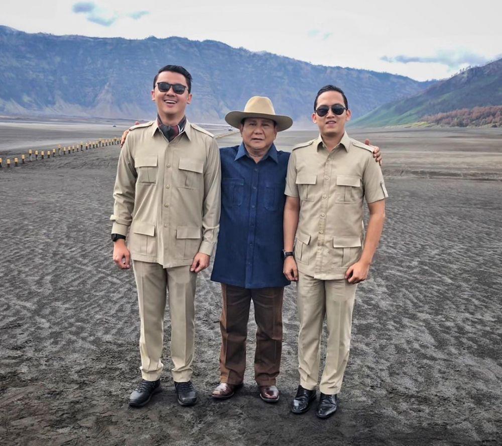 10 Momen Kebersamaan Prabowo dan Dua Asistennya yang Keren