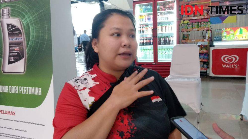 Shinta Ceysaria Yunita atlet bowling putri perwakilan Indonesia di kejuaraan Bowling World Cup (BWC) 2019 55th Qubica AMF (IDN Times/Feny Maulia Agustin)