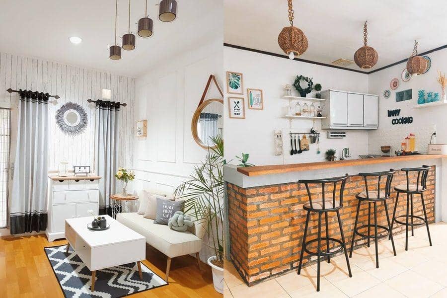Inspirasi Rumah Bergaya Scandinavian dengan LB 65m, Ada Mini Bar Juga!