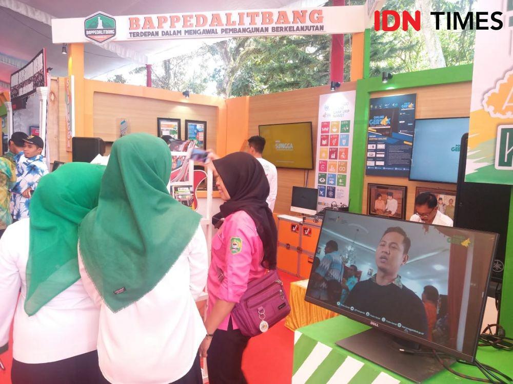Salah satu stan di Trenggalek Innovation Festival. IDN Times/Dida Tenola