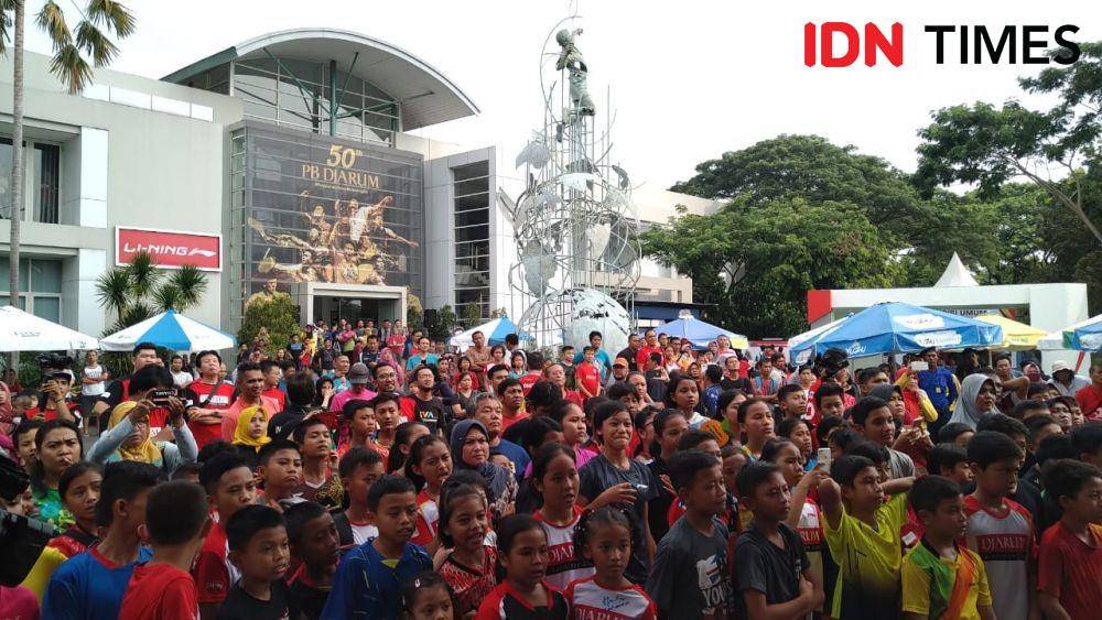 Tawa dan tangis peserta Audisi Umum Beasiswa Bulutangkis Djarum 2019 (IDN Times/Shemi)