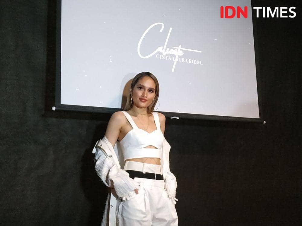 Penyanyi Cinta Laura dalam press conference rilis single Caliente di Jakarta. 22 November 2019. IDN Times/Nadia Umara