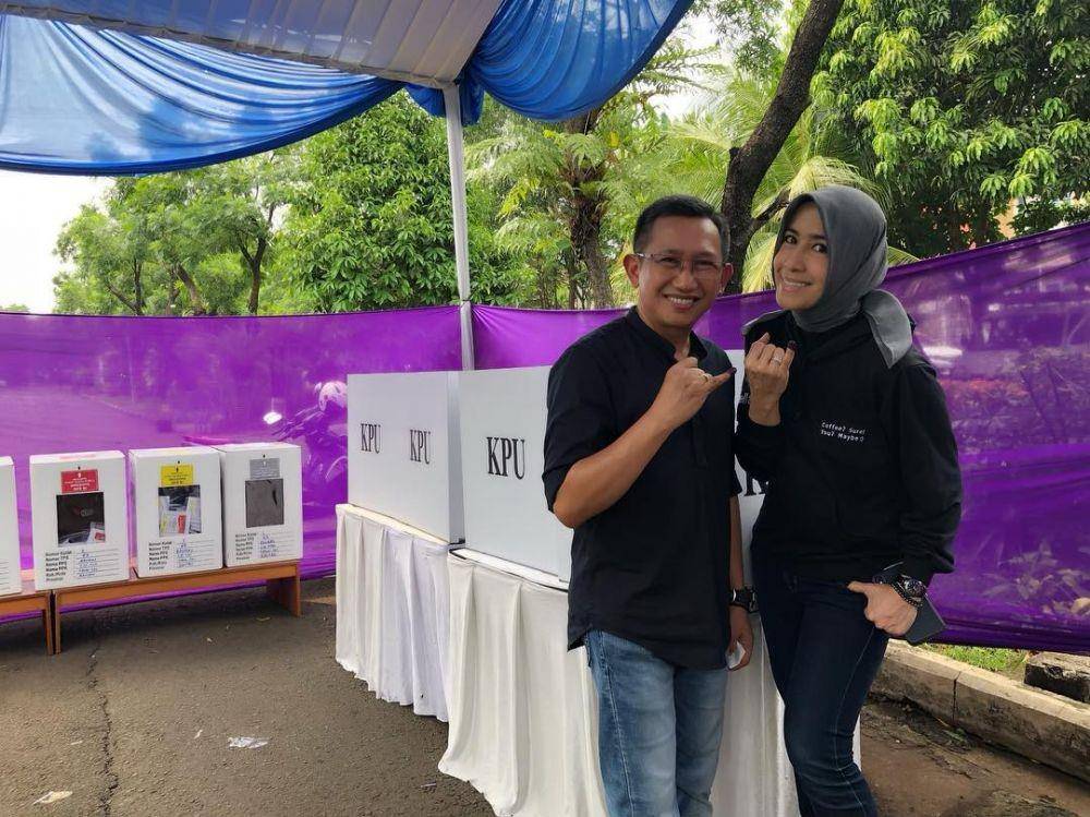 (Eep Saefulloh dan Sandrina Malakiano) Instagram @eepsfatah