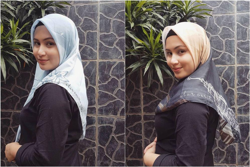 10 Potret Anggun Kiki Azhari yang Telah Berhijab, Adem Banget!