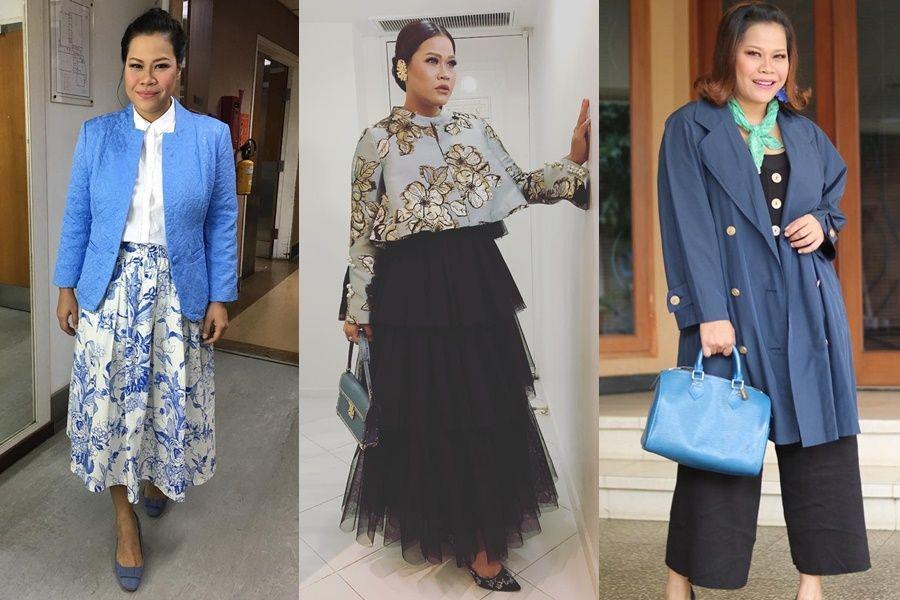 9 Inspirasi Busana Formal Okky Lukman, Nyaman untuk Si Tubuh Curvy