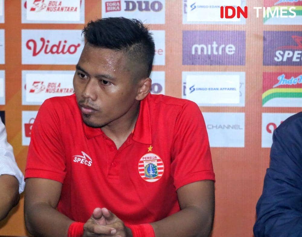 Pemain Persija, Tony Sucipto. IDN Times/Alfi Ramadana