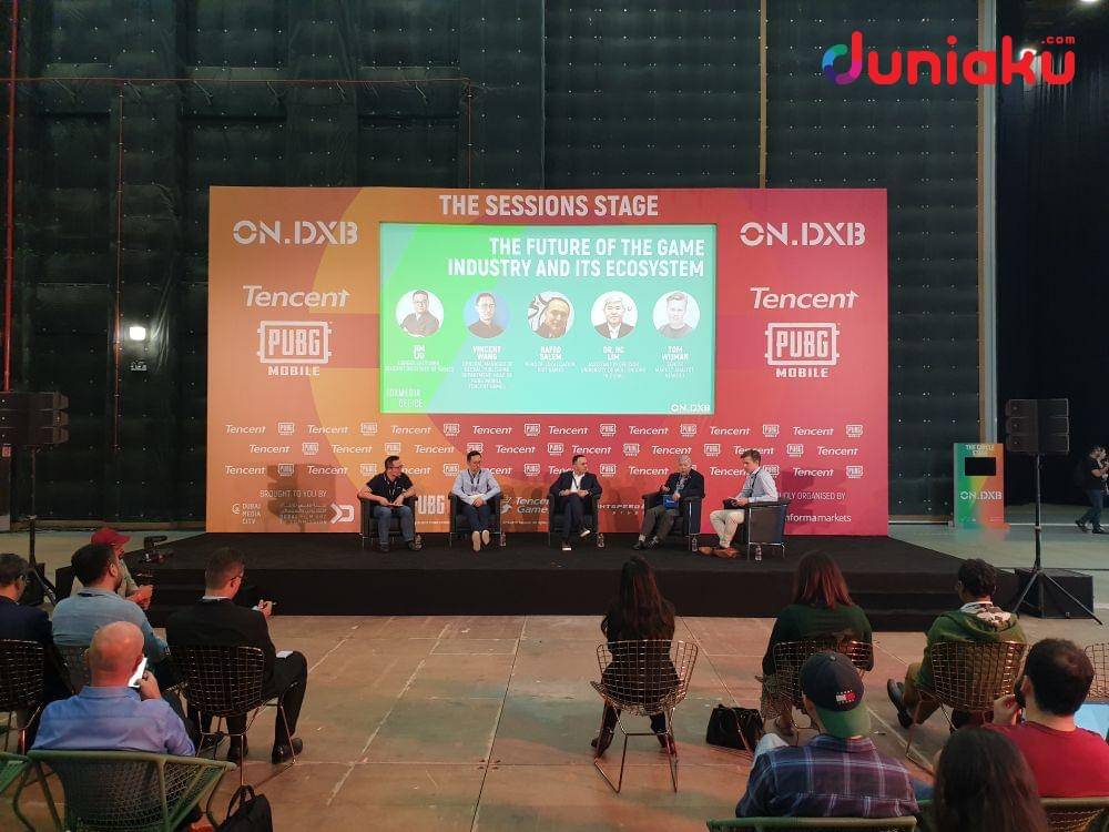 Diskusi panel membahas potensi sektor gaming dan ekosistemnya. duniaku.com/Bayu D. Wicaksono