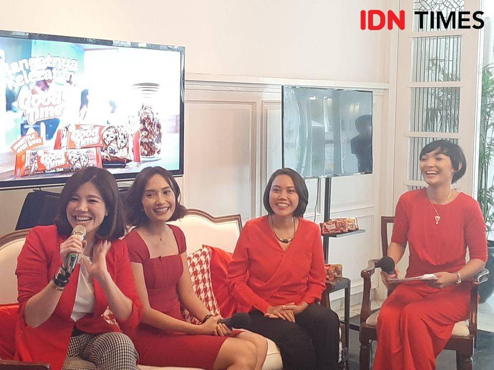 Agatha Suci dalam press conference #BedaKeluargaBedaCerita. 27 November 2019. IDN Times/Klara Livia