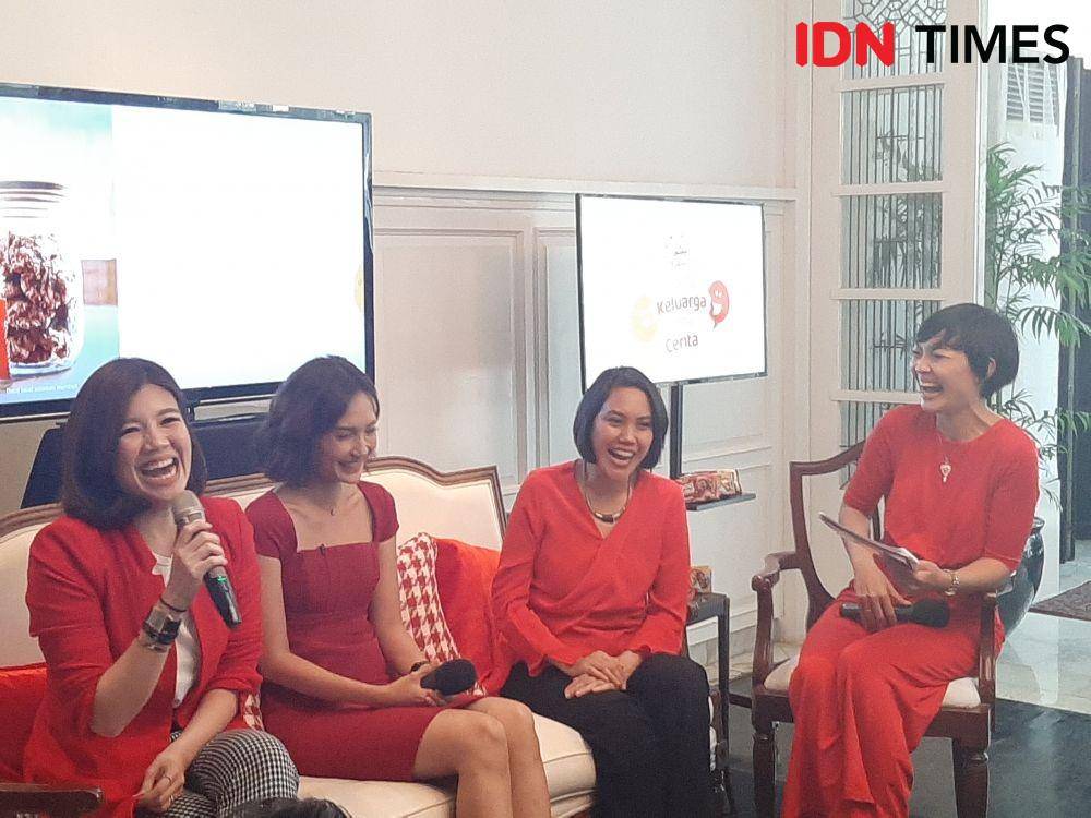 Agatha Suci dalam press conference #BedaKeluargaBedaCerita. 27 November 2019. IDN Times/Klara Livia