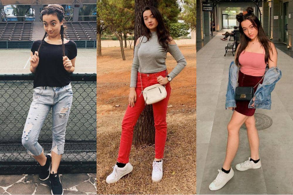 10 Inspirasi Outfit Casual & Sneakers ala Megan Domani, Trendi Abis!