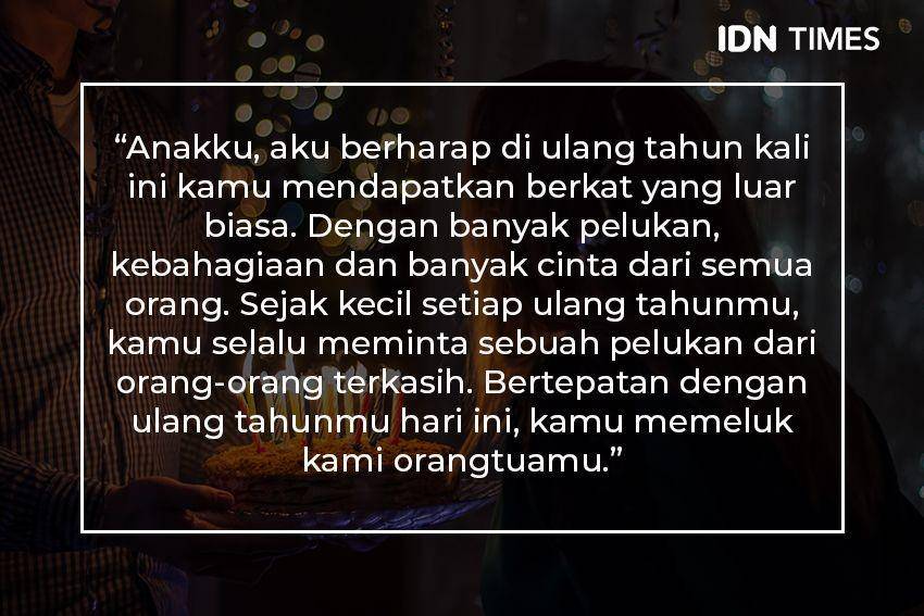 Ucapan ulang tahun untuk anak (IDN Times/Rully Bunga)