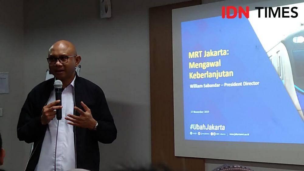 Dirut MRT Jakarta William Sabandar (IDN Times/Shemi)