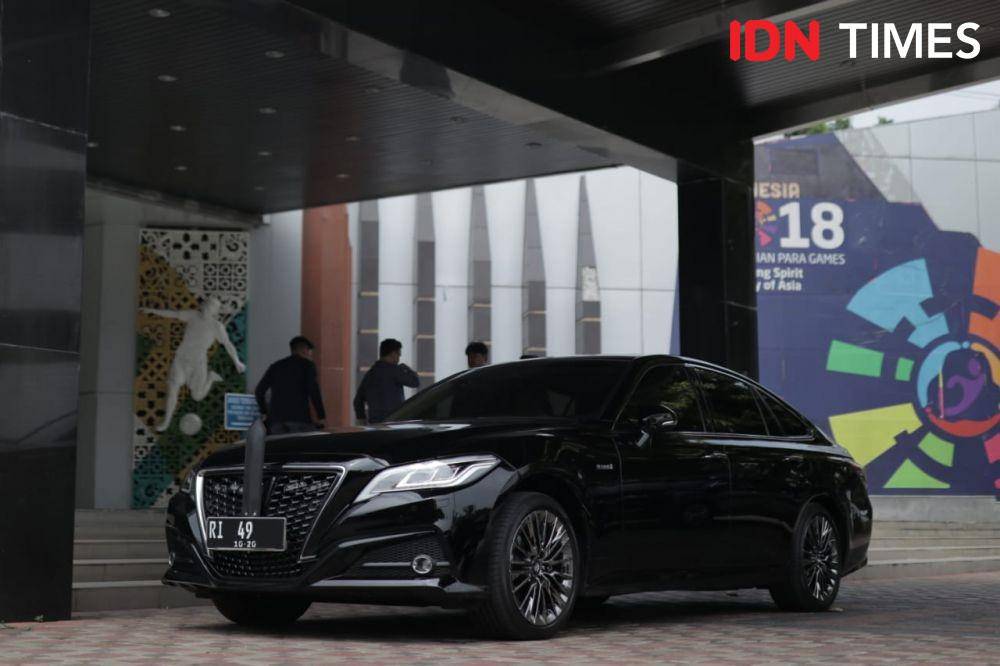 Mobil Menteri Pemuda dan Olahraga RI (IDN Times/Panji Galih Aksoro)