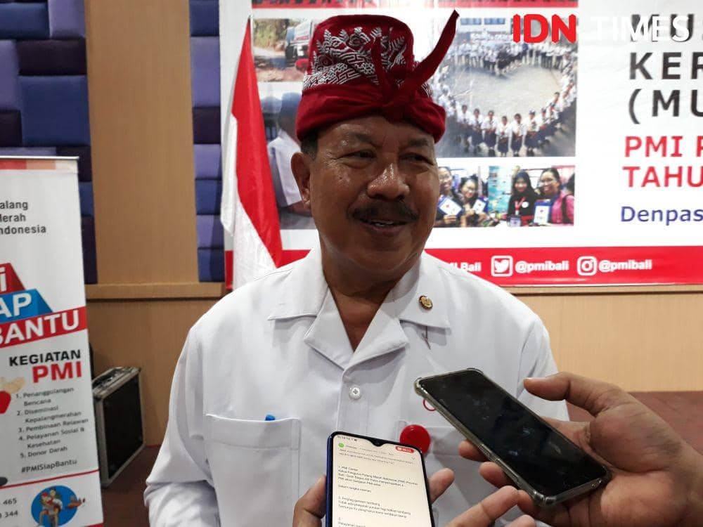 Empat Tahun Tak Dapat Bantuan Reagen, PMI Provinsi Bali Mengaku Tekor