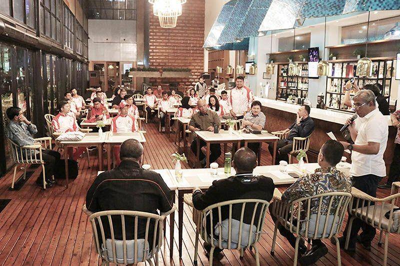 Gubernur Sumut Edy Rahmayadi menghadiri Gala Dinner Malam Motivasi Pemberangkatan Atlet Sumatera Utara Mengikuti Sea Games Filipina (Dok. Humas Pemprov Sumut)