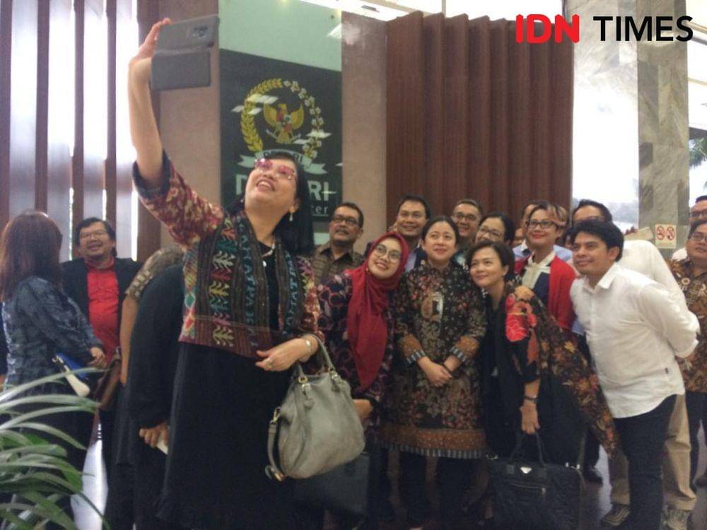 Ketua DPR RI Puan Maharani melakukan pertemuan dengan Pimpinan Media, di Gedung DPR RI, Kamis 28 November 2019. (IDN Times/Irfan Fathurohman)