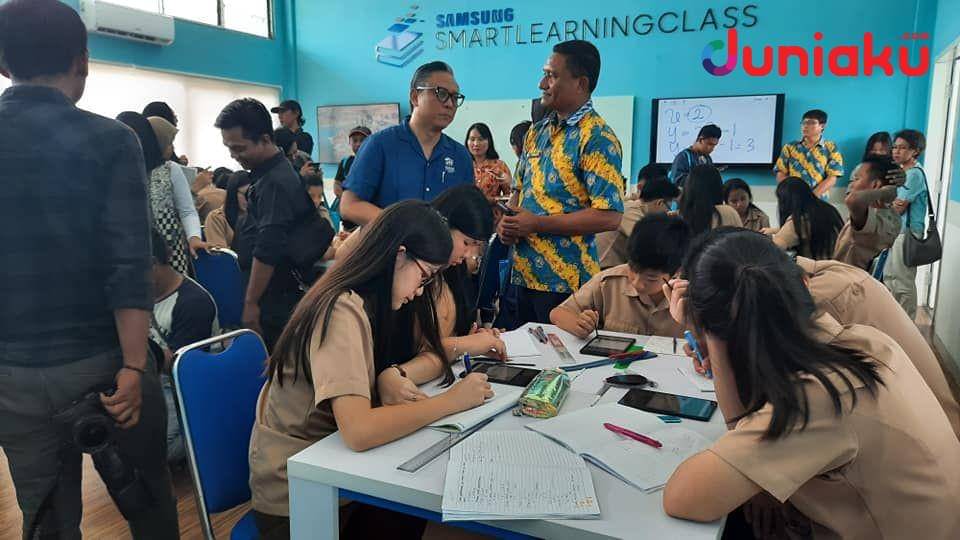 Proses belajar mengajar SSLC di SMA Santo Yosef Bangka. duniaku.com/Adhitya Daniel