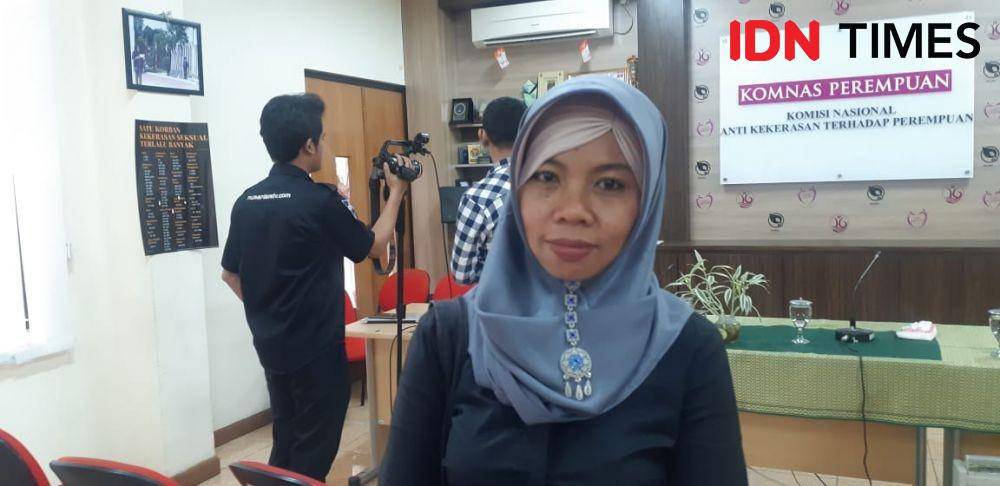 Aas, perempuan nelayan pejuang warga Pulau Pari, Kepulauan Seribu, DKI Jakarta. (IDN Times/Margith Juita Damanik)