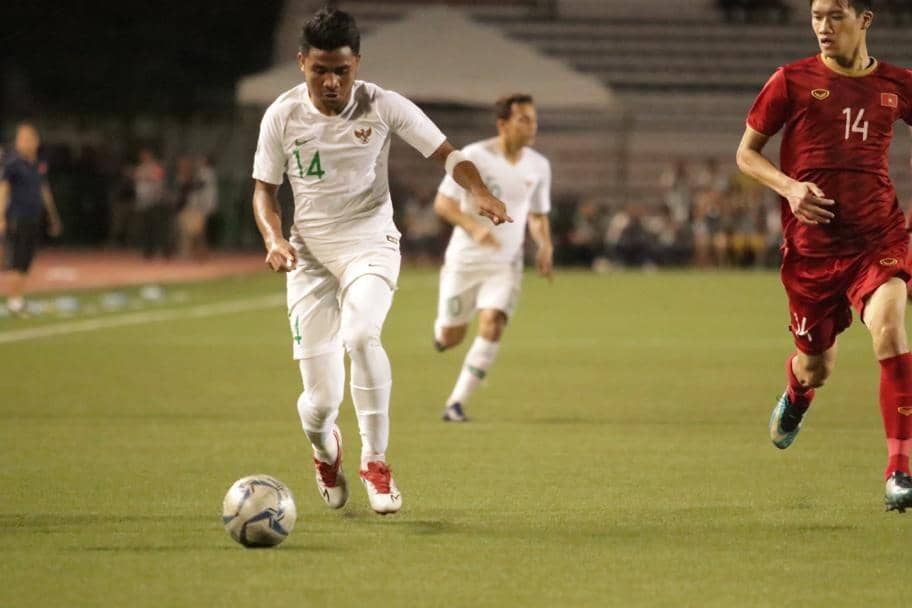 Bek kanan Timnas U-22, Asnawi Mangkualam Bahar. Dok. PSSI