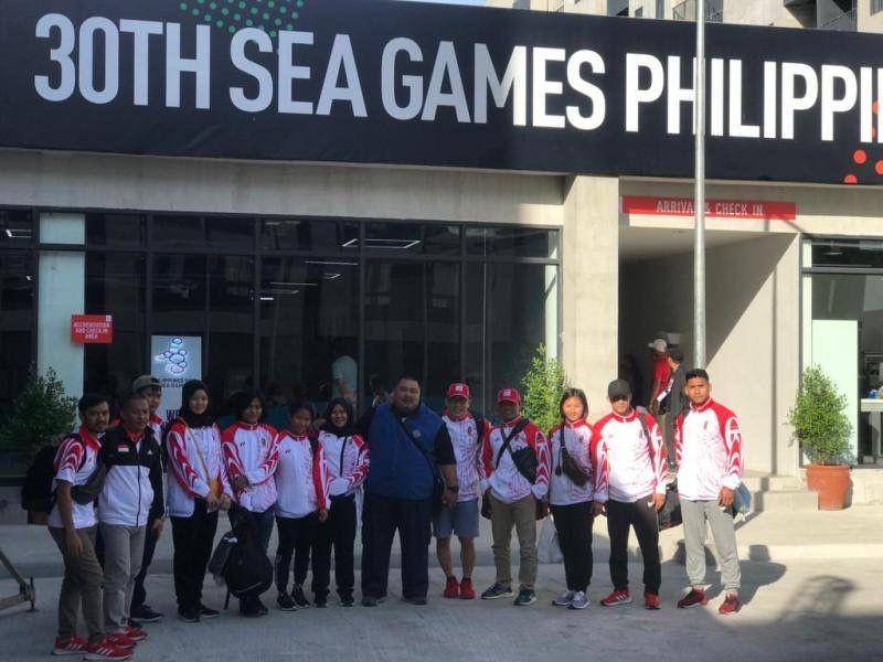 Skuat kurash di SEA Games 2019. Twitter/@newsportainment