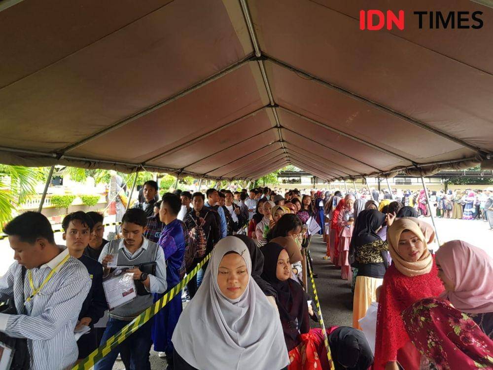 Audisi pencarian bakat pedangdut (IDN Times/Indah Permata Sari)