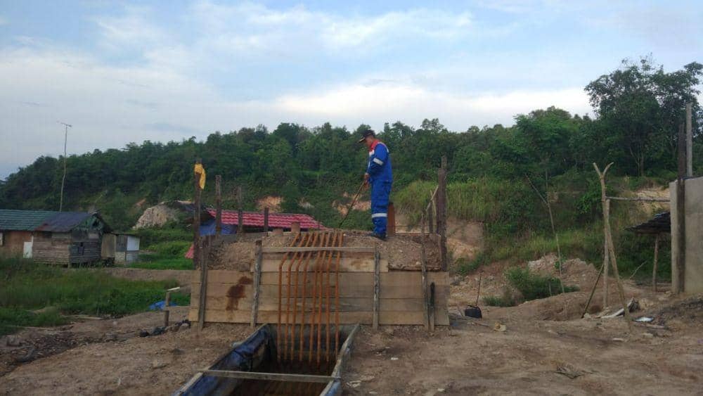 Lokasi penyulingan minyak ilegal di Anggana, Kukar (Dok. Pertamina EP Sangasanga Field)