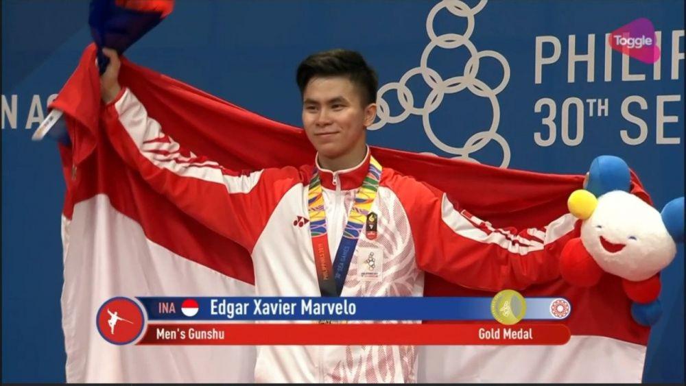 Edgar Marvelo Raih 2 Medali Emas Beberapa Jam Usai Sang Ayah Meninggal