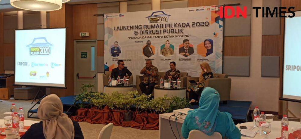 Ketua KPU RI, Arief Budiman mengatakan Kotak Kosong menjadi tren (IDN Times/Rangga Erfizal)