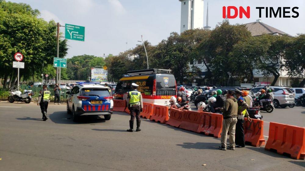 [BREAKING] Ada Ledakan di Monas, Jalan Medan Merdeka Utara Ditutup
