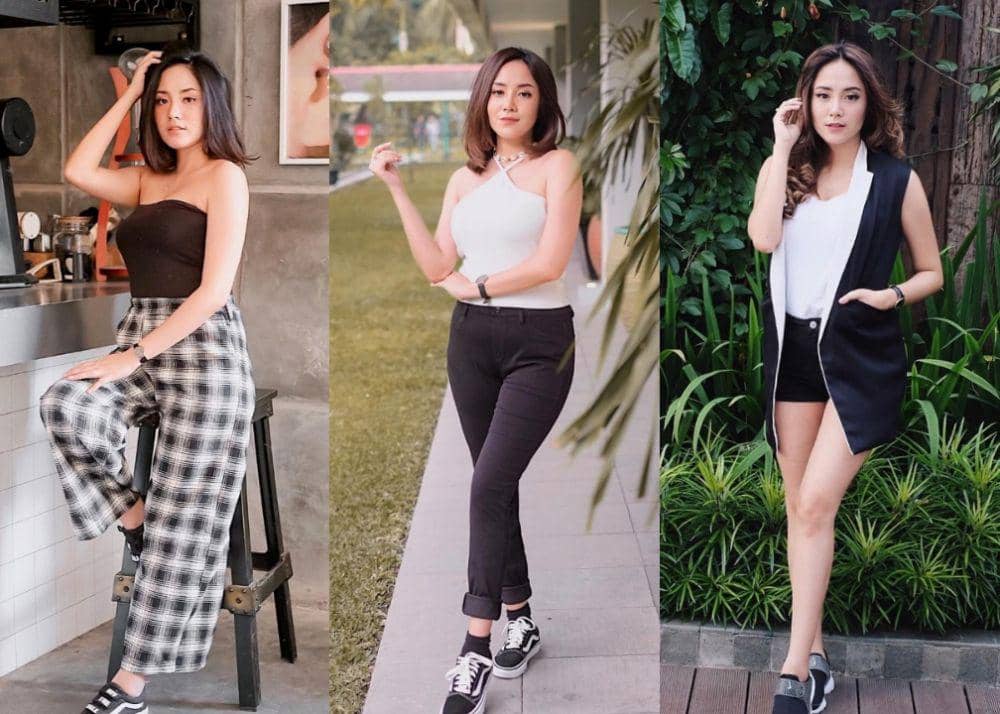 10 Mix & Match Outfit Monokrom ala Gina Meidina, Selebgram Stylish!