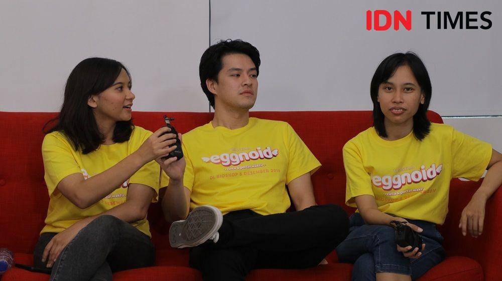 Media Visit film Eggnoid di kantor IDN Media Surabaya. 23 November 2019. IDN Times/Theo Kosakoy