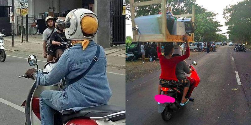 10 Kelakuan Kocak Warga di Jalanan, Bikin Geleng-geleng Kepala