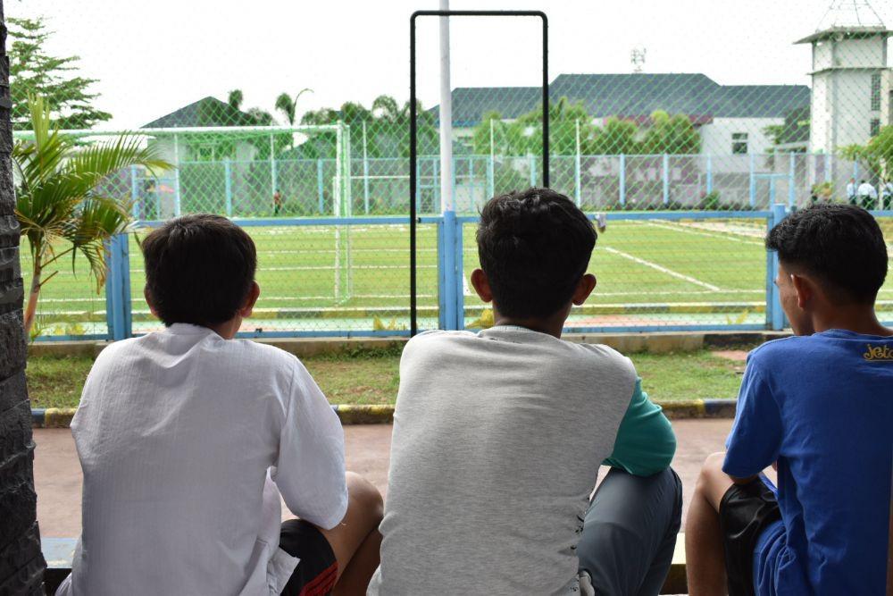 Ketika Tiga Pemain Persib Unjuk Gigi di Lembaga Pembinaan Khusus Anak