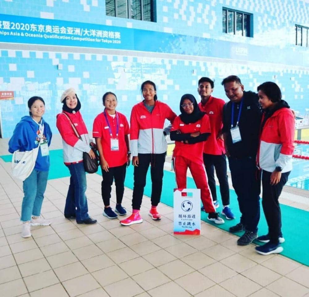 Tim modern pentathlon Indonesia untuk SEA Games 2019 (Instagram.com/pentathloncommunity)