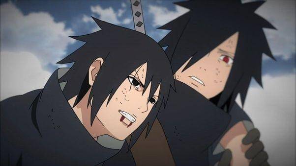 Izuna dan Madara. (Dok. Pierrot/Naruto Shippuden)