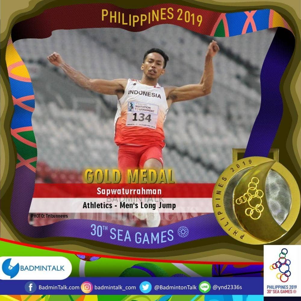 Pecahkan Rekor, Lompat Jauh Sumbang Emas ke-50 Indonesia di SEA Games!